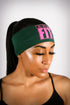 FIT AKA bondYband Headband extra-wide, green/pink