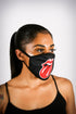 Covered! Rolling Stones mouth mask, black