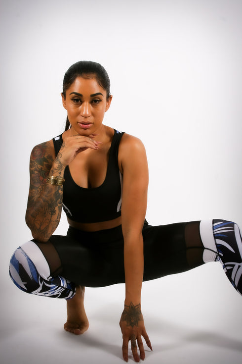 Blue Forest leggings/sports bra set