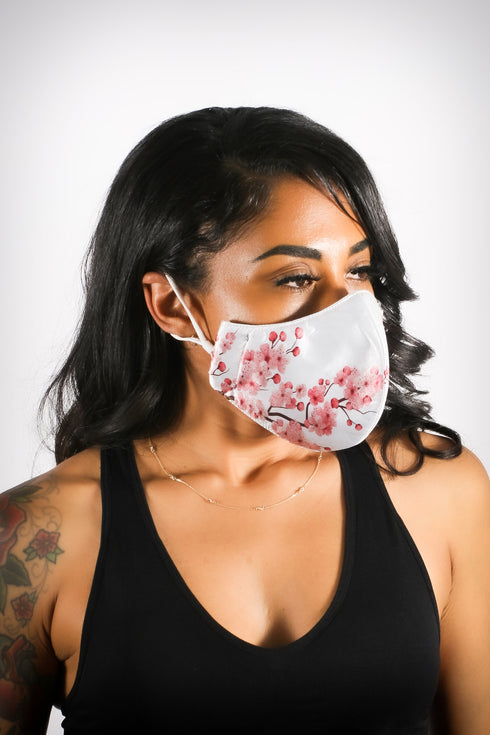 Covered! White Lotus mouth mask