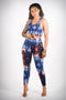 Organized Confusion leggings/sports bra set, blast