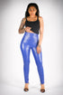 High Life fashion leggings, blue