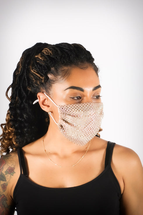 Covered! Her Majesty mouth mask