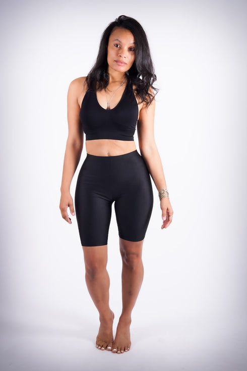 Get In & Fit In biker shorts, black