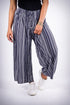 Go With The Flow pants, white/blue