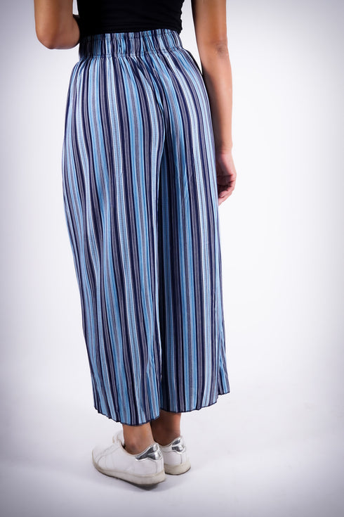 Go With The Flow pants, blue/white