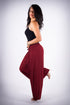 Go With The Flow pants, crimson