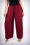 Go With The Flow pants, crimson