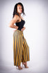 Go With The Flow pants, gold/blue