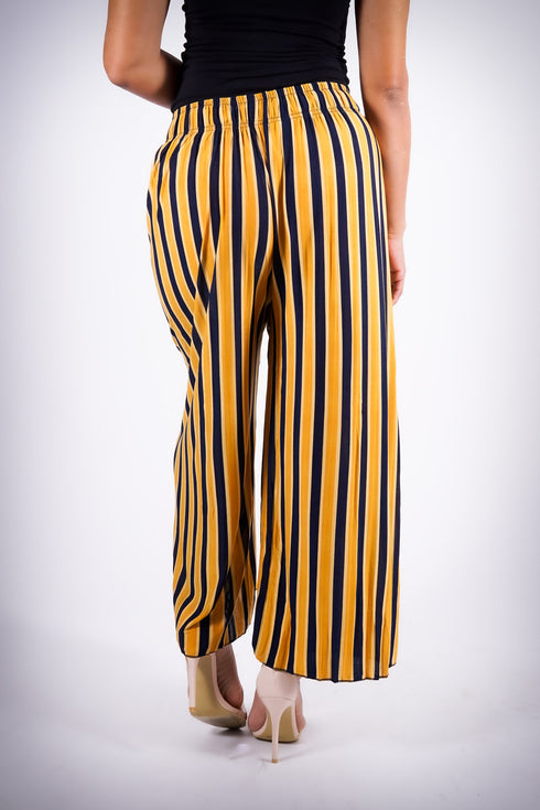 Go With The Flow pants, gold/blue