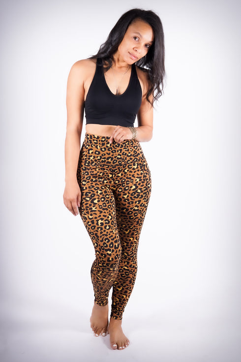 Runs With Cheetah leggings