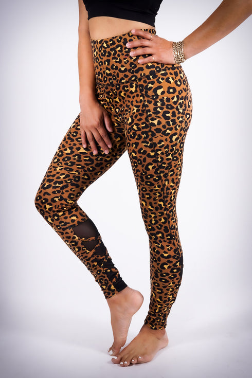 Runs With Cheetah leggings