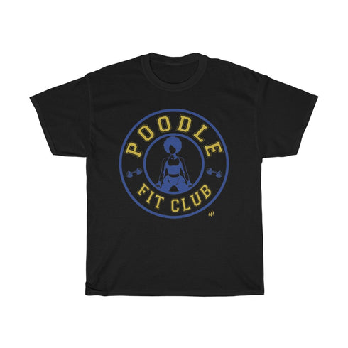 Poodle Fit Club tee, sgrho