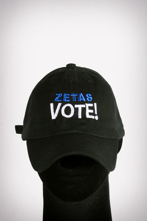 Zetas VOTE! polo dad cap