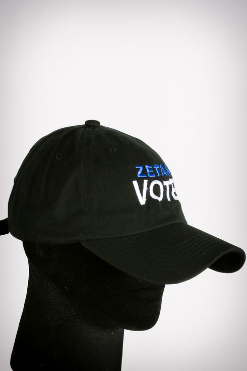 Zetas VOTE! polo dad cap
