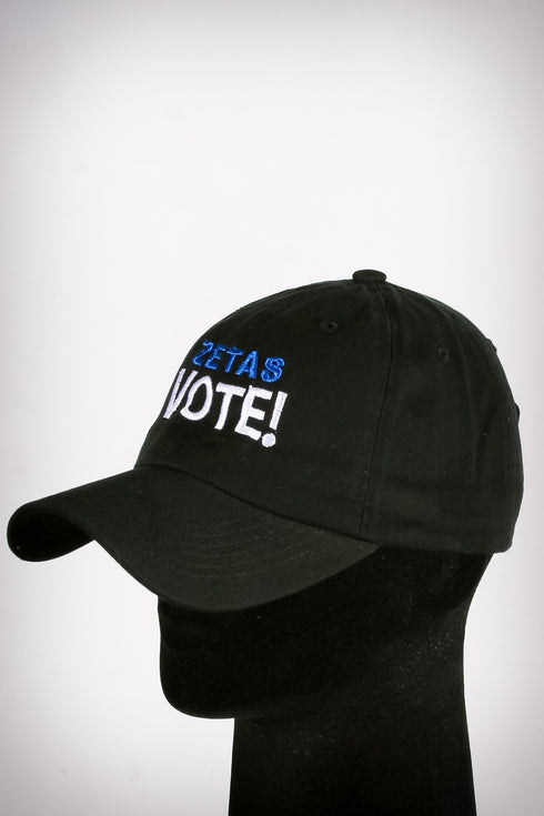 Zetas VOTE! polo dad cap