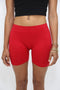 Lollipop lounge shorts, hot fire red
