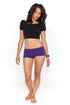 Lollipop boy shorts, jam purple