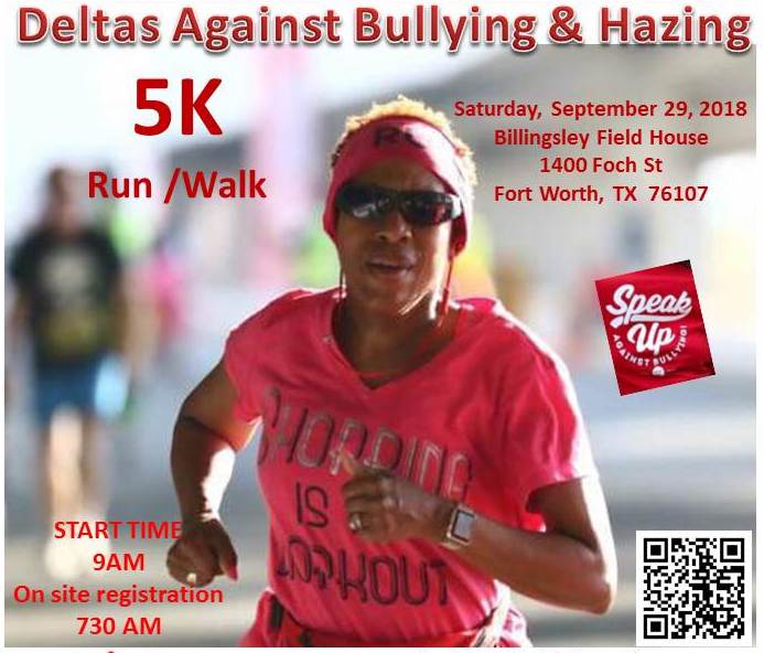 Deltas Against Bullying & Hazing 5K Run