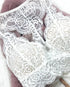 Mandy's Lace Bralette, White