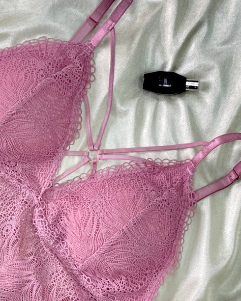 Bella's Lace Bralette, Mauve