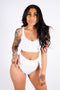 Vicky Bralette Set, White