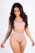 Vicky Bralette Set, Tan