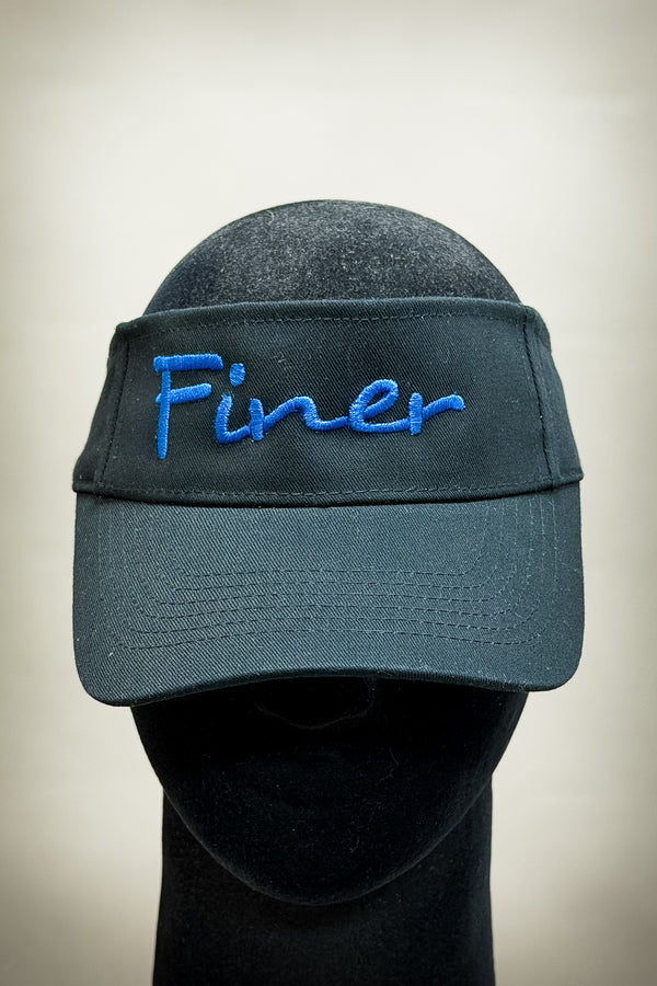 Finer visor, black