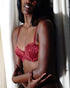 Jackie's Lace Bra, Crimson
