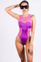 Matira Beach One Piece, Purple