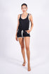 Sheline's Lounge Romper, Black