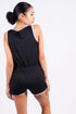Sheline's Lounge Romper, Black