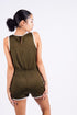 Sheline's Lounge Romper, Olive