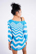 Tammy's Tunic, Blue/White