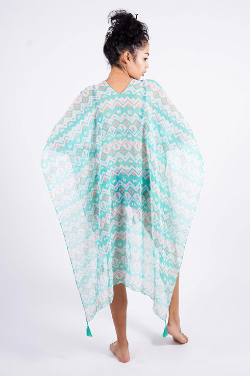 Rosa's Wrap, Turquoise