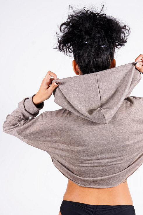 Karla's Crop Top, Brown