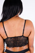 Miesha's Lace Bralette, Black