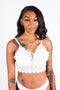 Julie's Lace Bralette, White