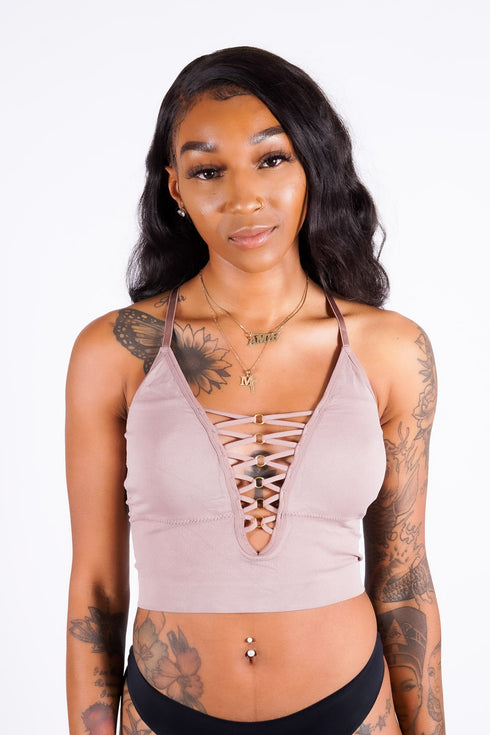 Tara's Bralette, Mauve