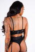 Evelyn's Lace Bra Set, Black