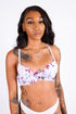 Trisha's Bra, White Floral