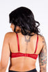 Carla's Lace Push-Up Bra, Crimson