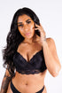 Carla's Lace Push-Up Bra, Black