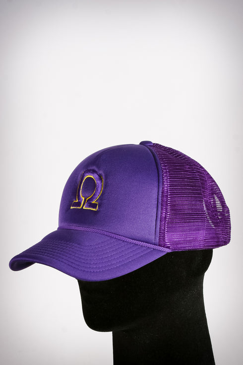 Ω trucker, purple