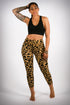 Leopard Love premium 7/8 leggings, gold