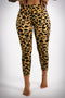 Leopard Love premium 7/8 leggings, gold