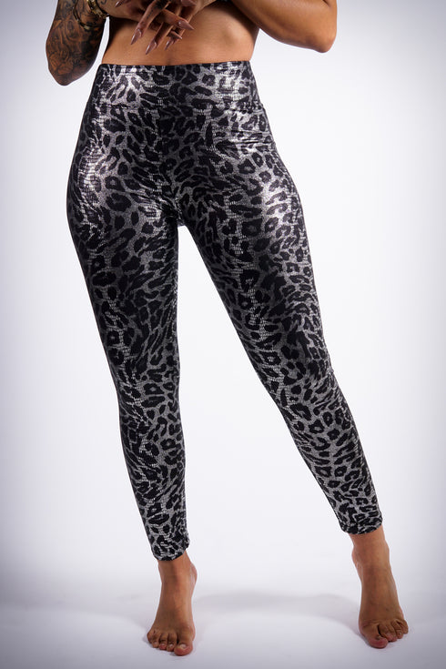 Electric Safari leggings/sports bra set, leopard
