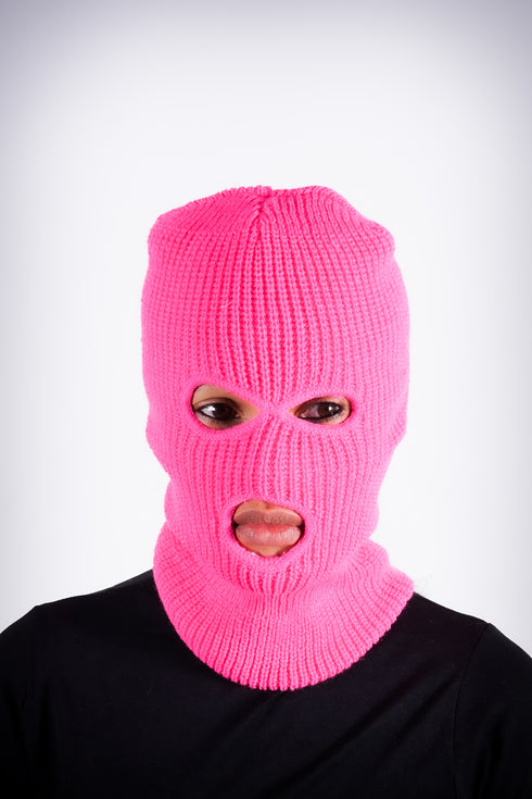 Set It Off skullie beanie, pink