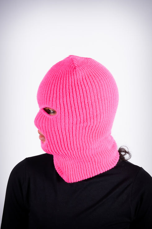Set It Off skullie beanie, pink