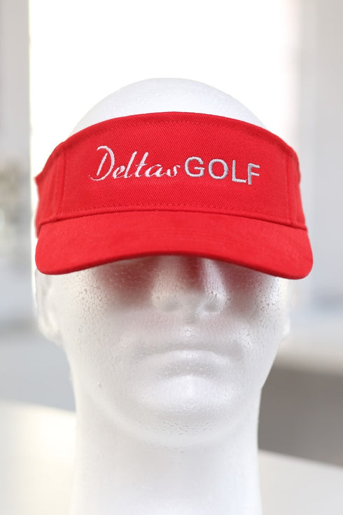 Deltas Golf visor, red